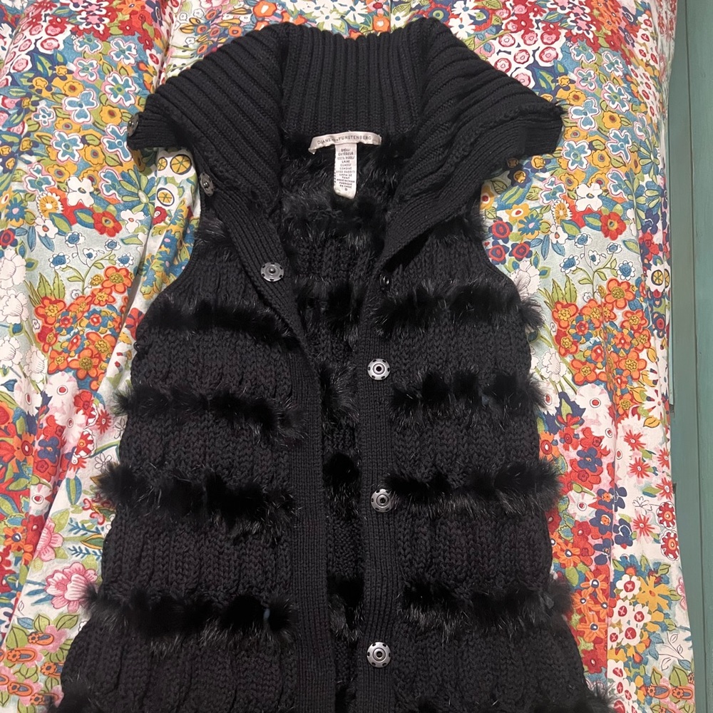 Diane Von Furstenberg Fur Vest